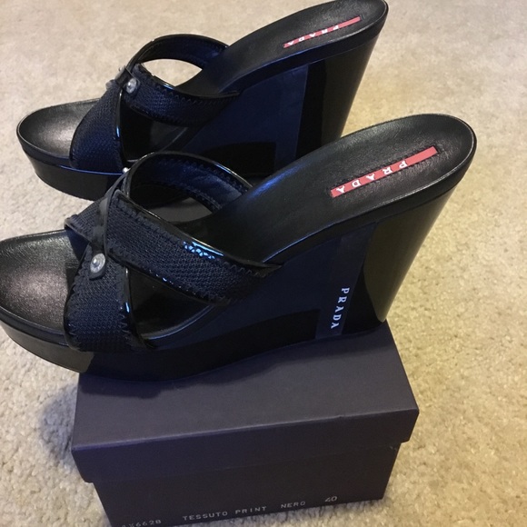 Women’s Prada Wedge Sandal - Picture 4 of 8